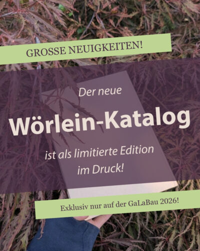 Exklusiv zur GaLaBau 2026: Der neue Wörlein Katalog als limitierte Softcover-Edition